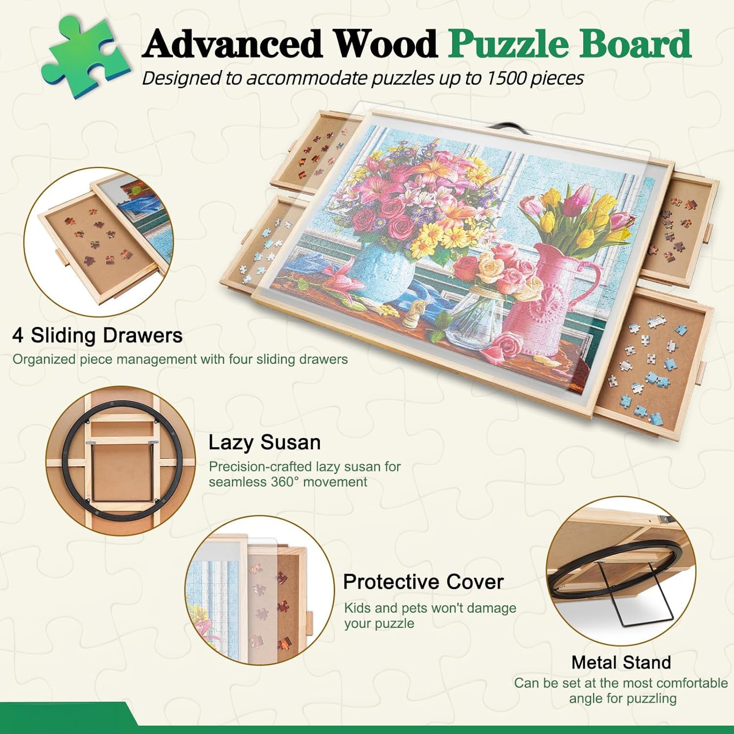 Stellara™ 2-in-1 Puzzle Board